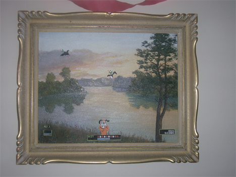 painting art projects. duck hunt painting