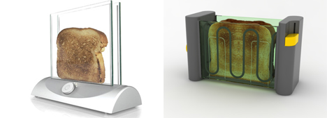 transparent toaster concepts