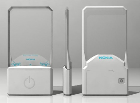 nokia concept transparent phone