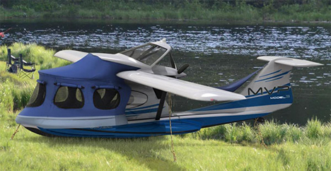 Multi-Tasking Seaplane is a Fishing Boat, Sundeck + Tent | Gadgets 