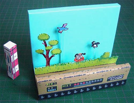 duck hunt diorama