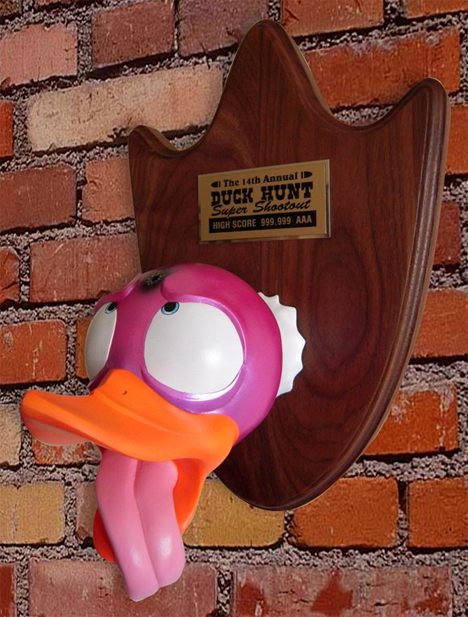 duck hunt wall trophy sculpture