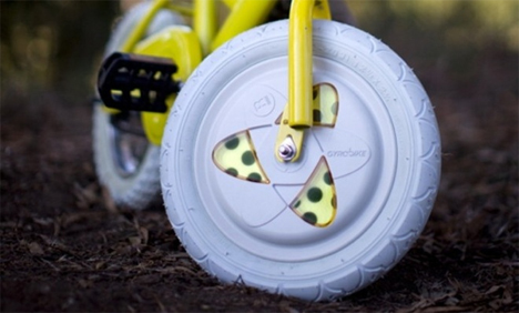 Self-Stabilizing Bike Wheel Helps Kids Learn to Ride