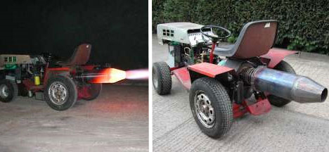 jet powered lawnmower