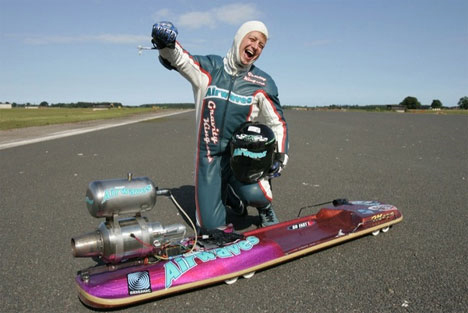 jet powered luge