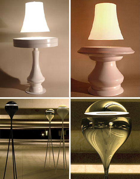 levitating lamps