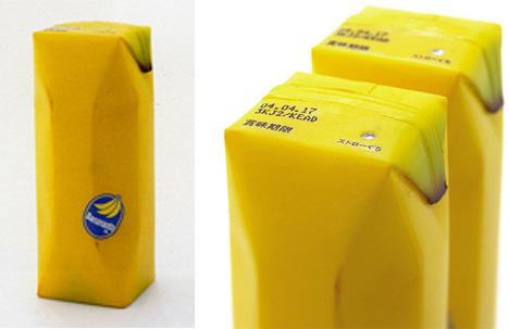 banana fruit juice packaging naoto fukasawa