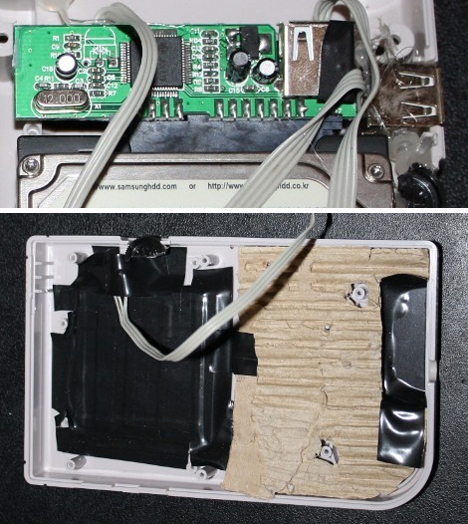 gameboy hard drive mod innards