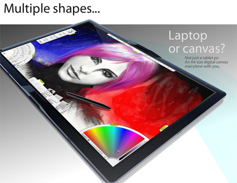 macbook touch tablet pc concept