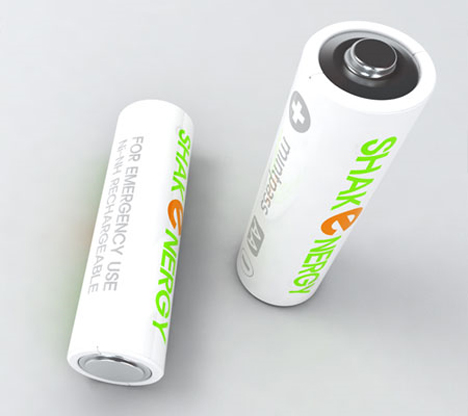 Misbrug gjorde det struktur Shake Your Energy Maker: Shake-to-Charge NiMH Battery | Gadgets, Science &  Technology