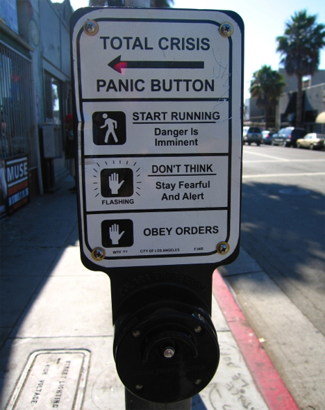 total crisis panic button crosswalk button