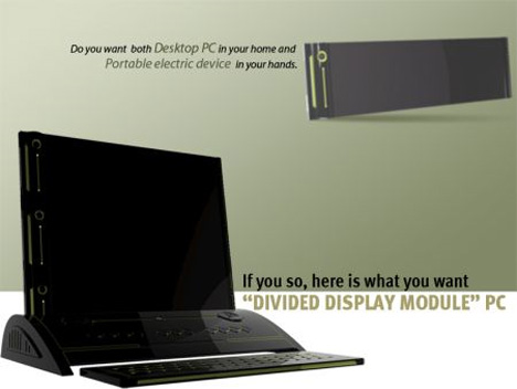 DDM divided display module computer