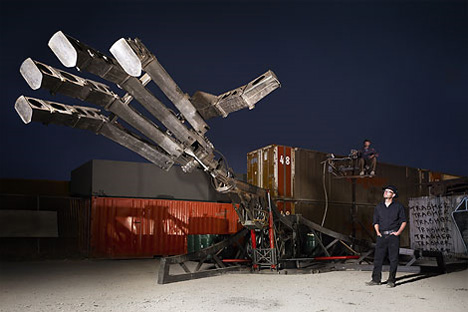 christian ristow hand of man 2008 burning man