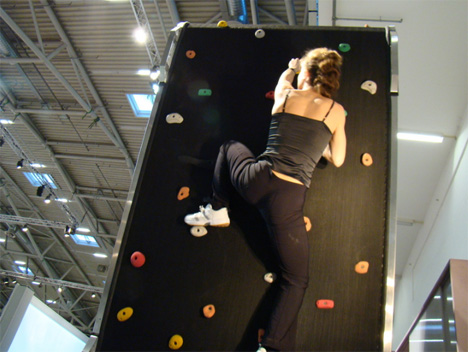 The climbing wall discount treadmill