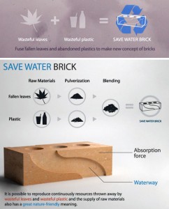 Reinventing the Wall: Water-Saving Recycled Brick Concept | Gadgets ...