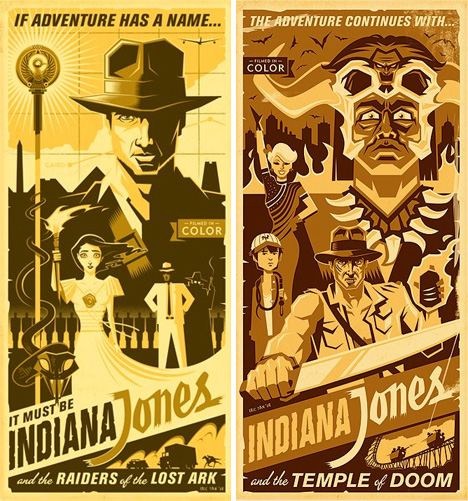 indiana jones movie posters