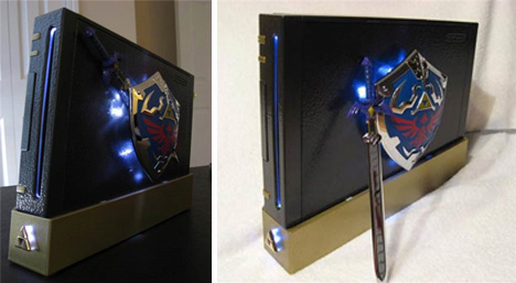 legend of zelda wii case mod