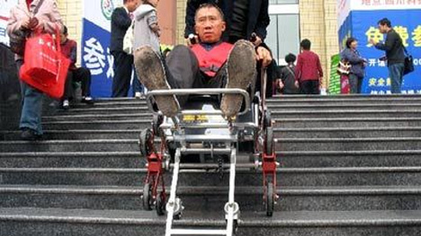 li rongbiao wheelchair stairs