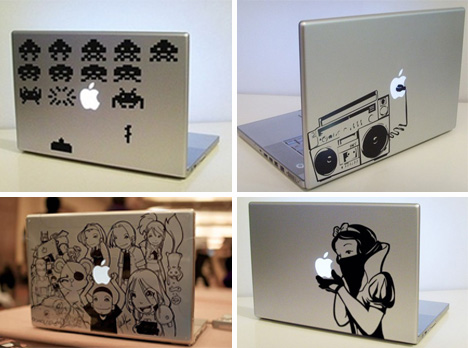 macbook decal art