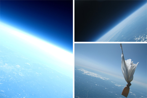 mit students weather balloon space pictures