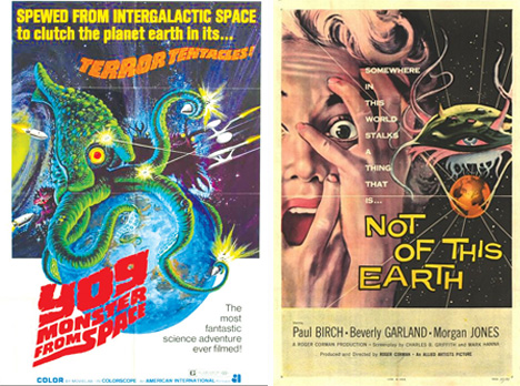 sci fi alien movies vintage movie posters