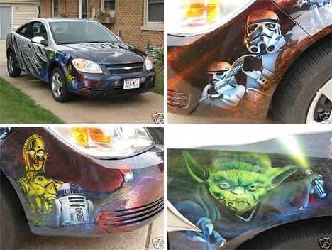 star wars art car