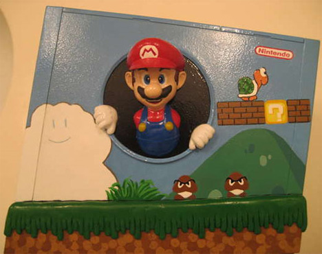 super mario bros wii case mod