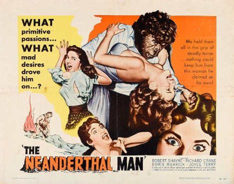 the neanderthal man poster