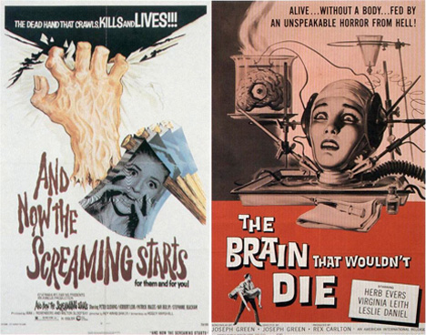 vintage sci fi horror movie posters