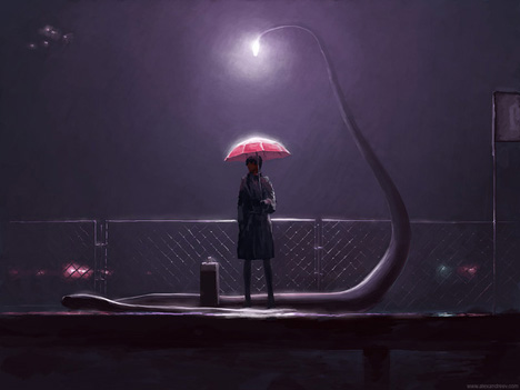 alex andreyev streetlight snake