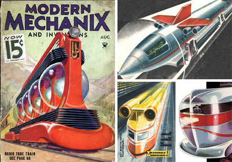 futuristic concept train