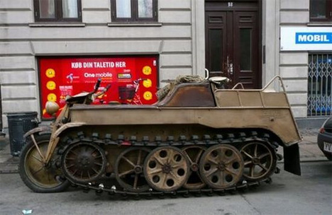 Two Tracks, One Tire: The WWII Half-Motorcycle, Half-Tank