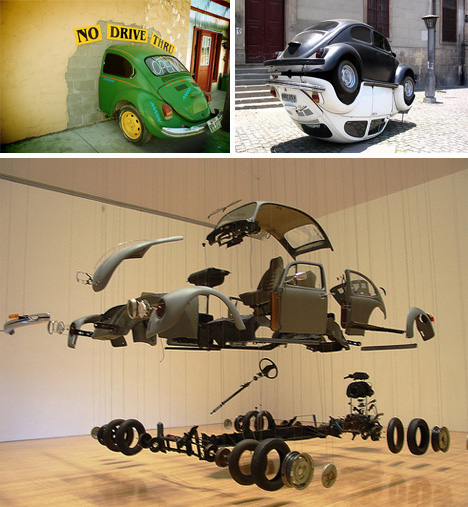 vw bug art cars