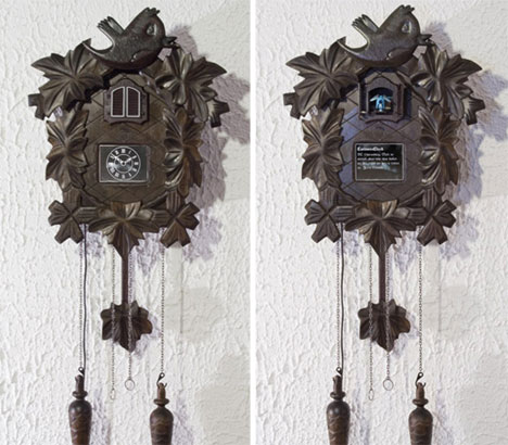 Literal Tweets: High-Tech Twitter-Announcing Cuckoo Clock | Gadgets