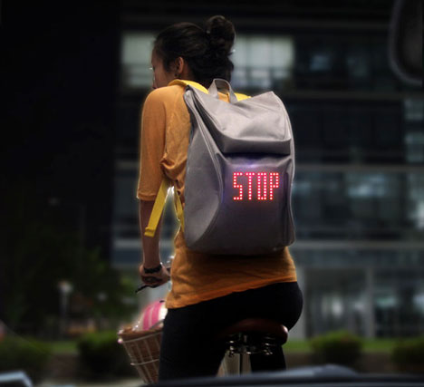 LED Backpack Keeps You Safe at Night