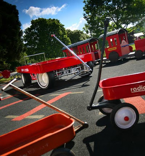 motorized radio flyer wagon