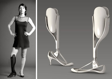 Super-Flexible Prosthetic Leg Shows Women's Personal Style