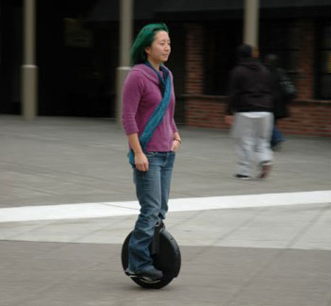 single wheel segway