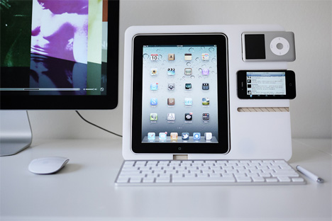 iOrganize Your iGear: Awesome Customized Apple Stand | Gadgets, Science