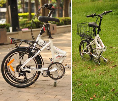 Trolley rack for folding bike sale