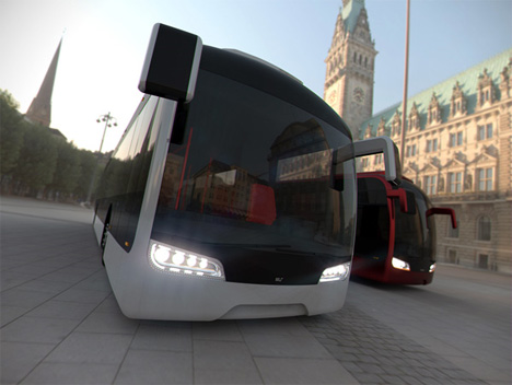 futuristic bus