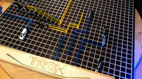 Get Ready for a Geekasm: DIY TRON Lightcycle Board Game | Gadgets ...