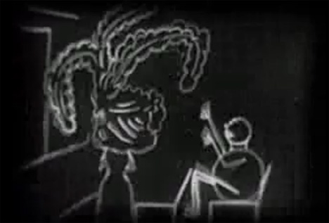 1906 first animated cartoon