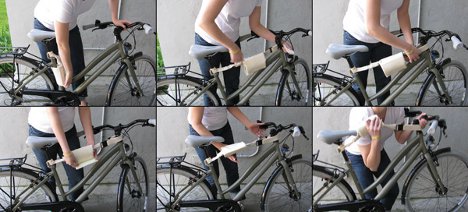 Stepping it Up: Shoulder Strap Helps Get Bikes Up Stairs