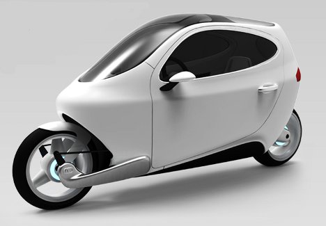 Streamlined Motorcycle Car is Like a Smart Phone on Wheels Gadgets Science Technology