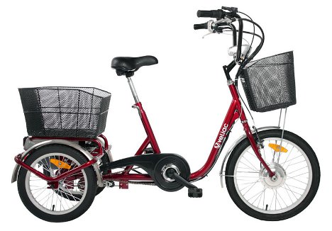 pedal assist tricycle