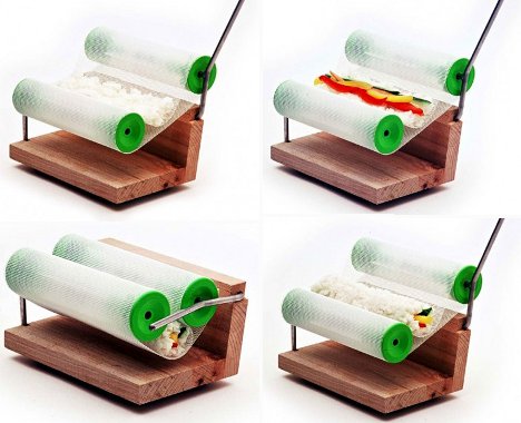 Cigarette Roller + Hungry Belly = DIY Sushi Roll Maker