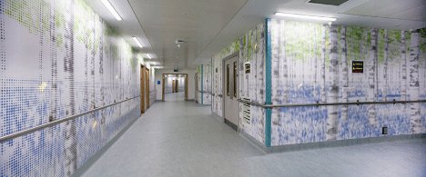 great ormond street hospital interactive wall covering