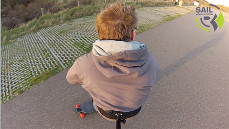 3rd person view longboard