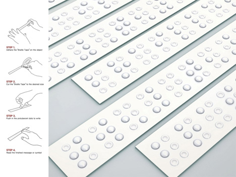 braille tape instructions